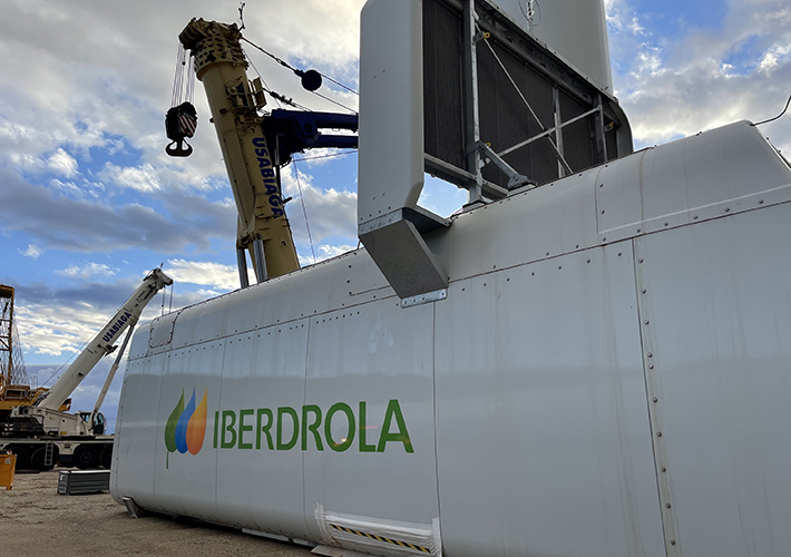 Foto Iberdrola inicia la puesta en marcha del parque El Puntal II con los aerogeneradores más potentes de España.